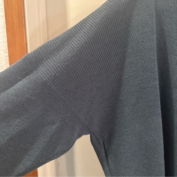 Eileen Fisher Open Front V-Neck Cardigan - Picture 6 of 14